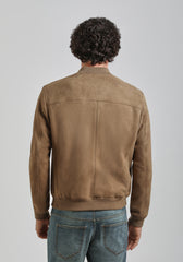 Giubbotto bomber effetto camoscio|Colore:Beige