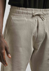 Bermuda in felpa misto cotone|Colore:Sabbia
