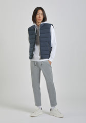 Smanicato imbottito in tessuto tecnico|Colore:Indaco