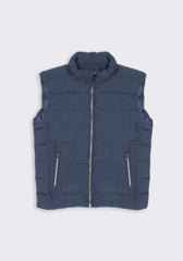 Smanicato imbottito in tessuto tecnico|Colore:Indaco