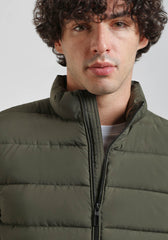 Smanicato imbottito in tessuto tecnico|Colore:Militare