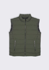 Smanicato imbottito in tessuto tecnico|Colore:Militare