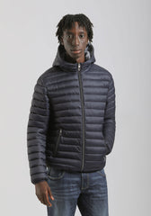 Giubbotto imbottito con cappuccio|Colore:Blue