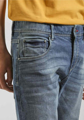 Bermuda di jeans slim fit|Colore:Jeans