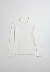 Polo manica lunga|Colore:Ecrù