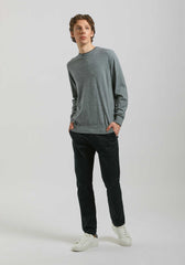 Maglia girocollo doppio collo|Colore:Navy tw