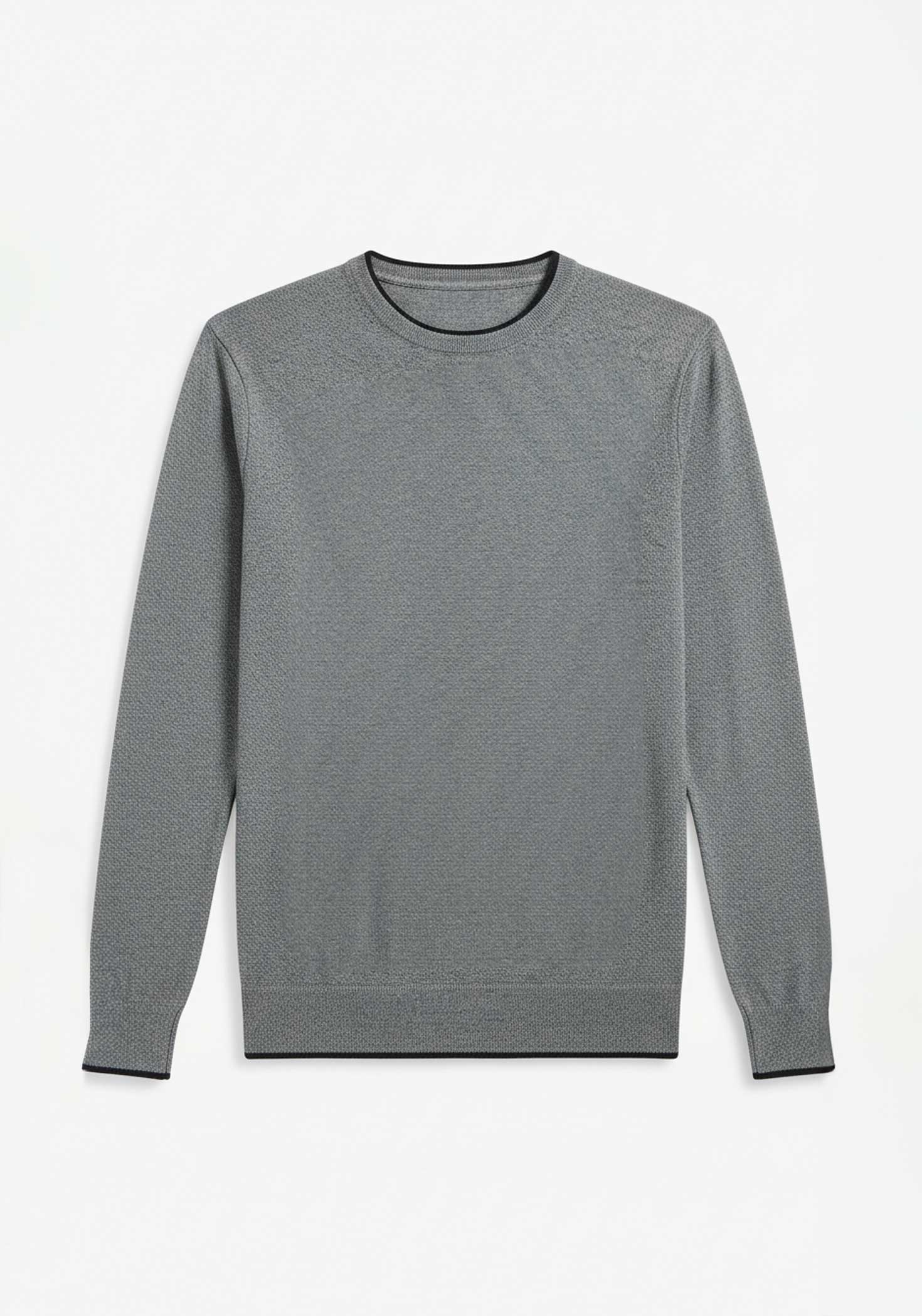Maglia girocollo doppio collo|Colore:Navy tw