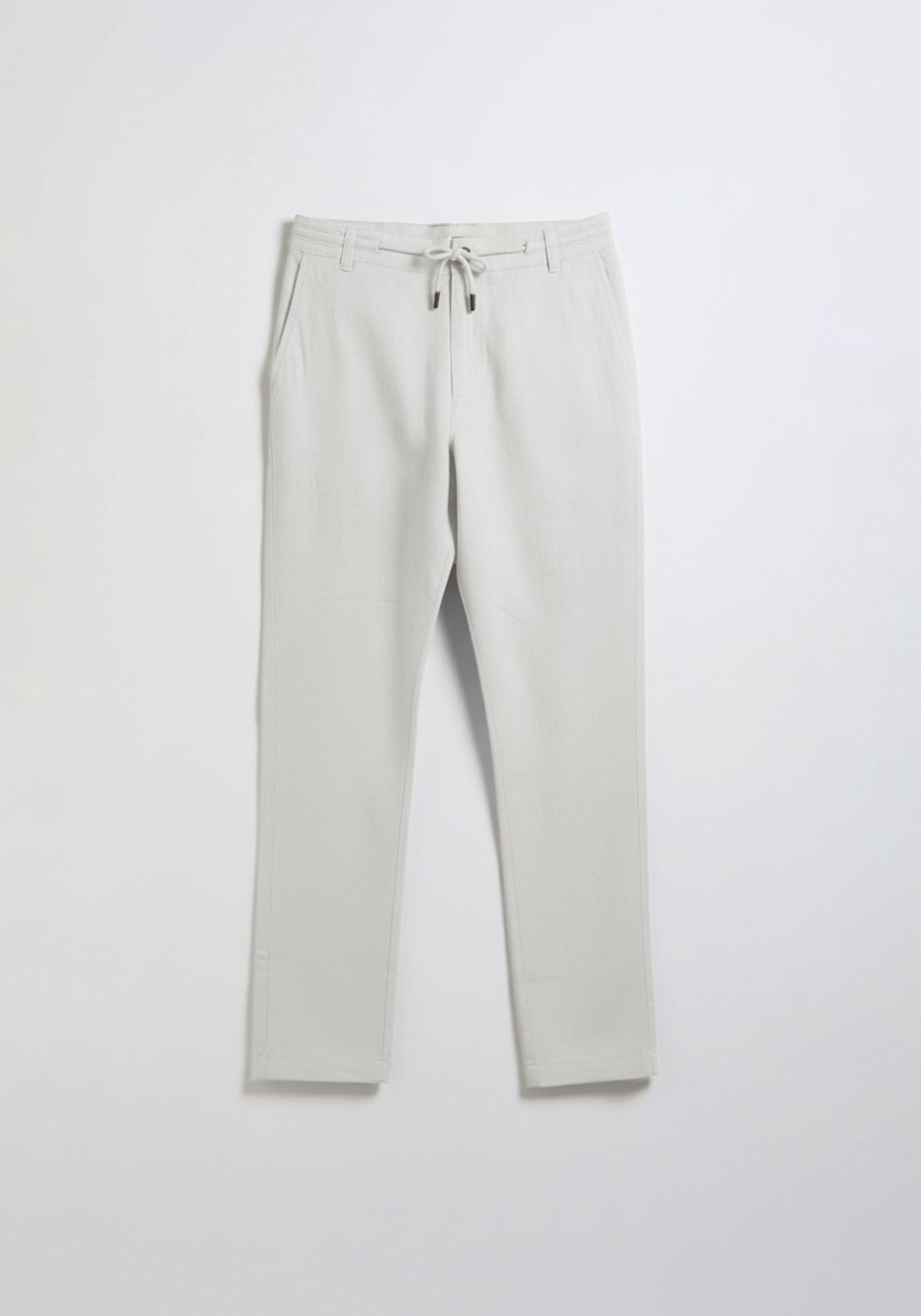 Pantaloni misto lino|Colore:Bianco