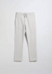 Pantaloni misto lino|Colore:Bianco