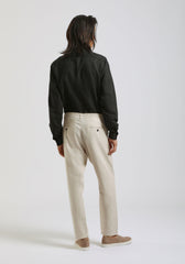 Pantaloni misto lino|Colore:Beige chiaro