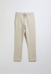 Pantaloni misto lino|Colore:Beige chiaro