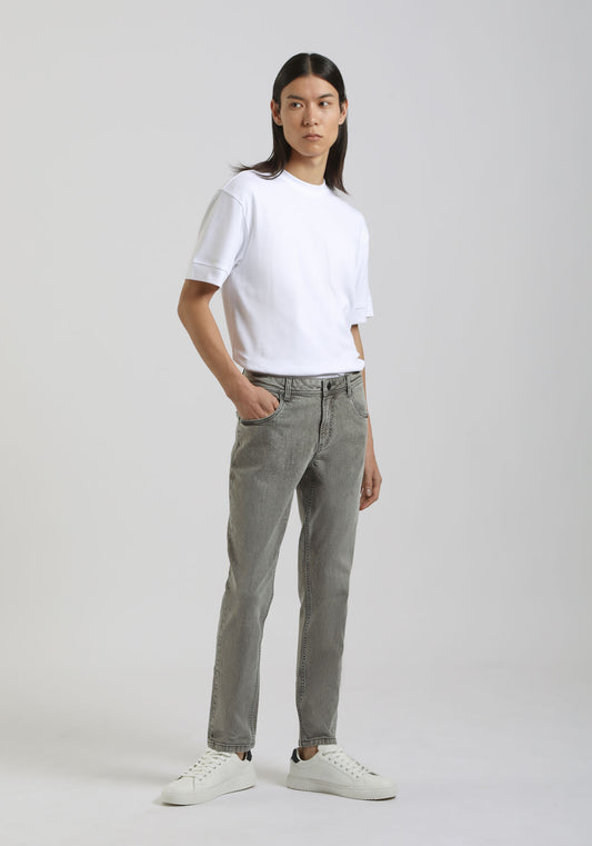 Jeans slim fit grigio|Colore:Jeans grigio