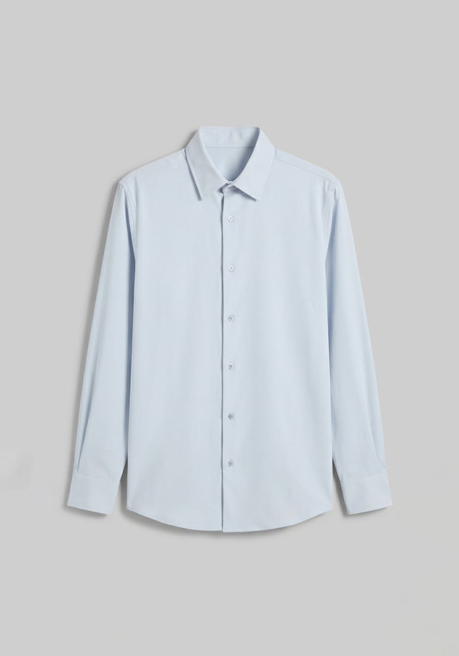 Camicia tinta unita|Colore:Cielo