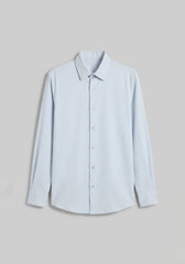 Camicia tinta unita|Colore:Cielo