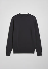 Maglia girocollo tinta unita|Colore:Blue