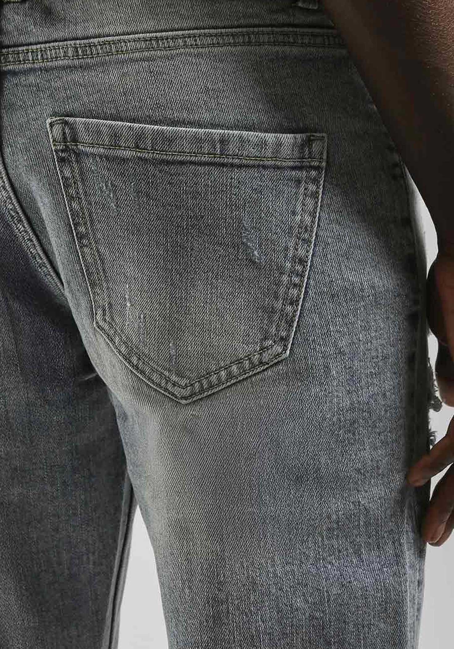 Jeans skinny fit con strappi|Colore:Jeans