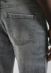 Jeans skinny fit con strappi|Colore:Jeans