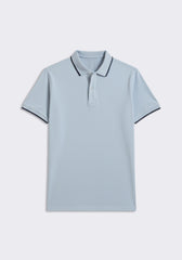 Polo 100% cotone|Colore:Cielo