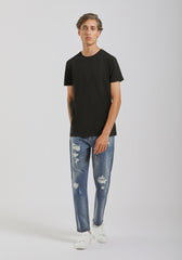 T-shirt basic 100% cotone|Colore:Nero