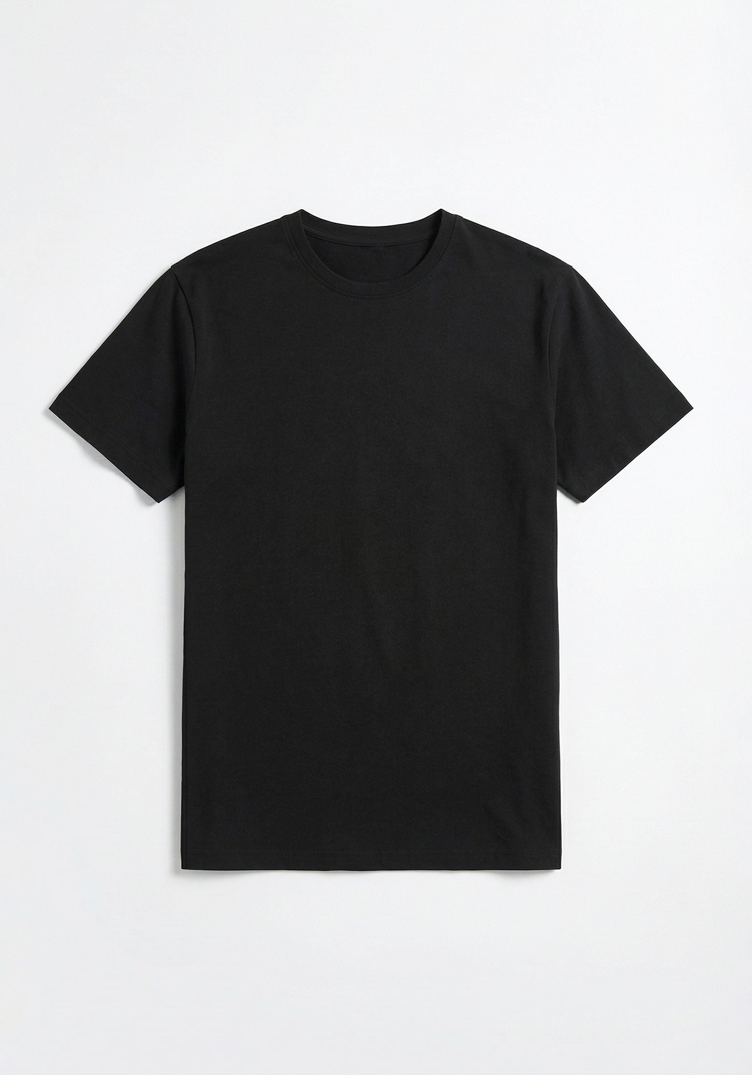 T-shirt basic 100% cotone|Colore:Nero