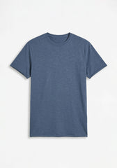 T-shirt basic 100% cotone|Colore:Jeans