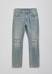 Jeans slim fit con strappi|Colore:Jeans