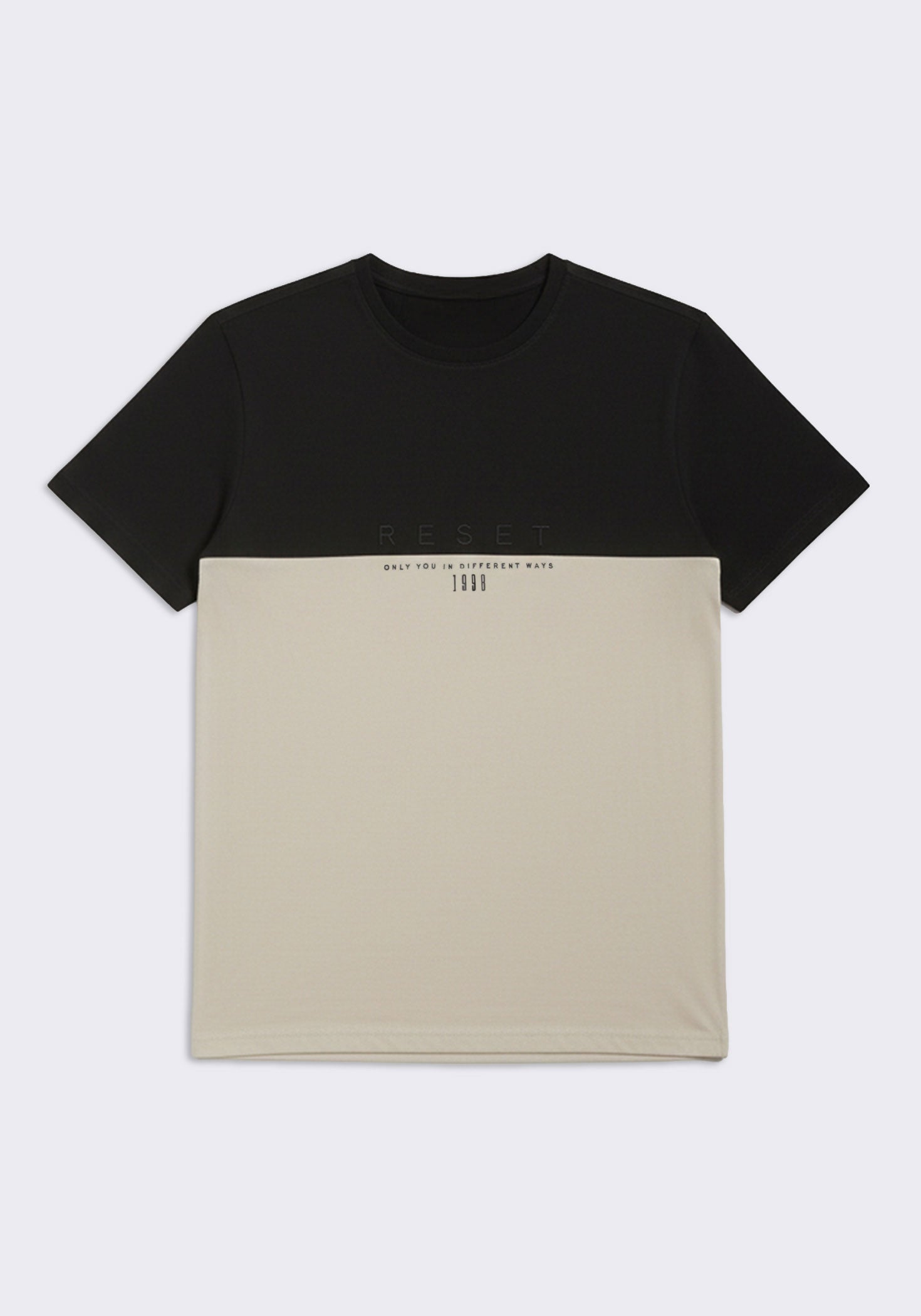 T-shirt colorblock|Colore:Sabbia