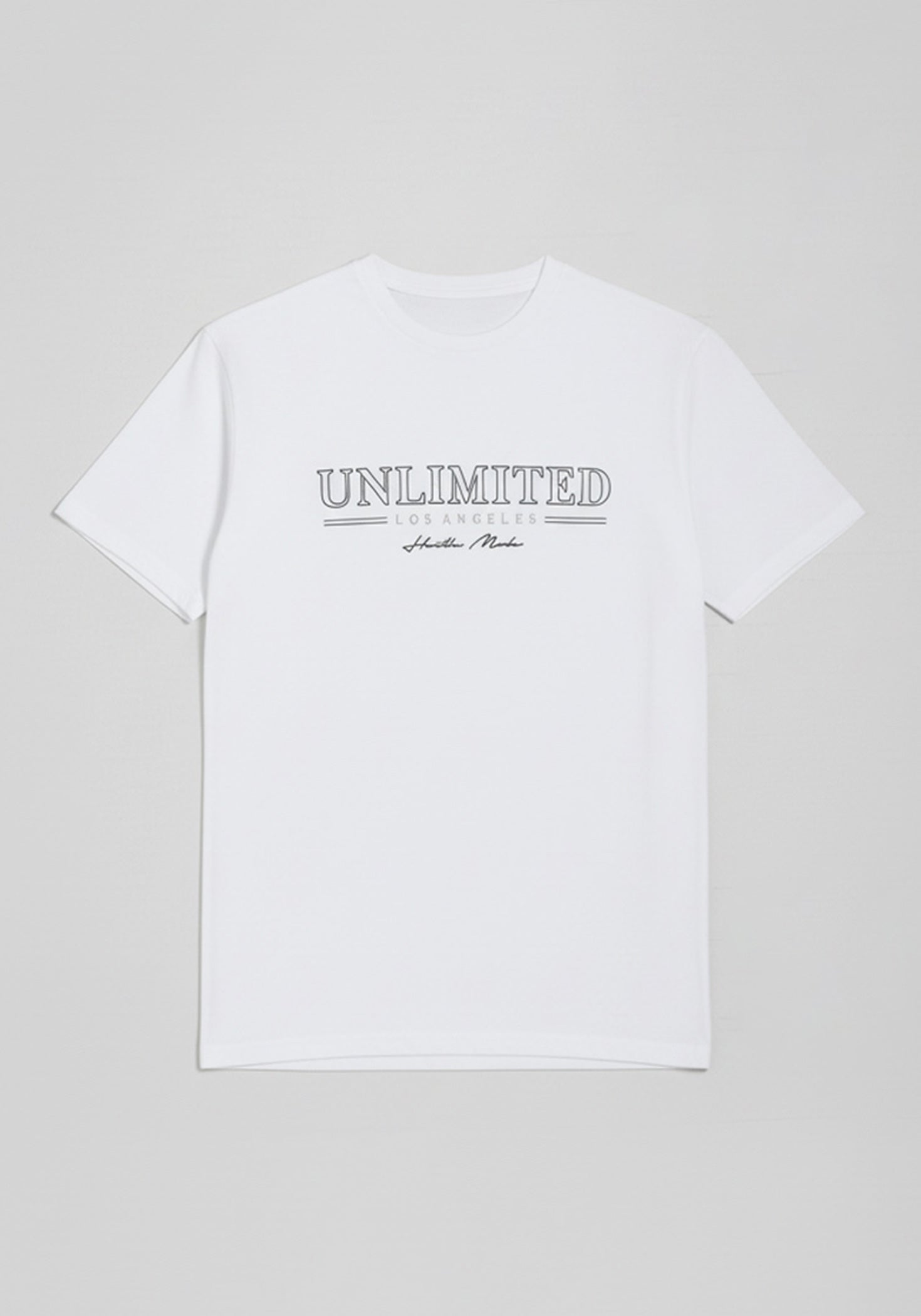 T-shirt 100% cotone con stampa|Colore:Off white
