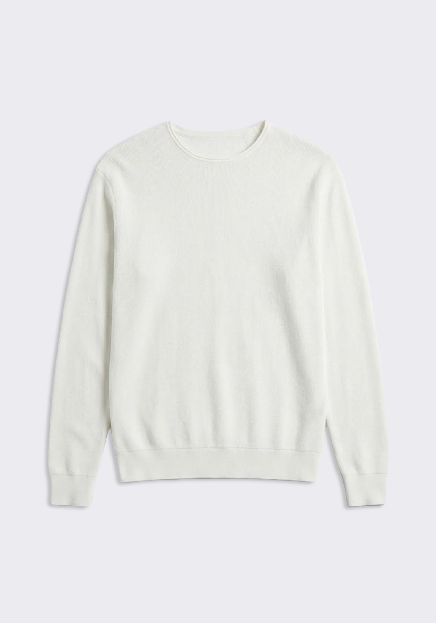 Maglia girocollo strutturato|Colore:Ecrù