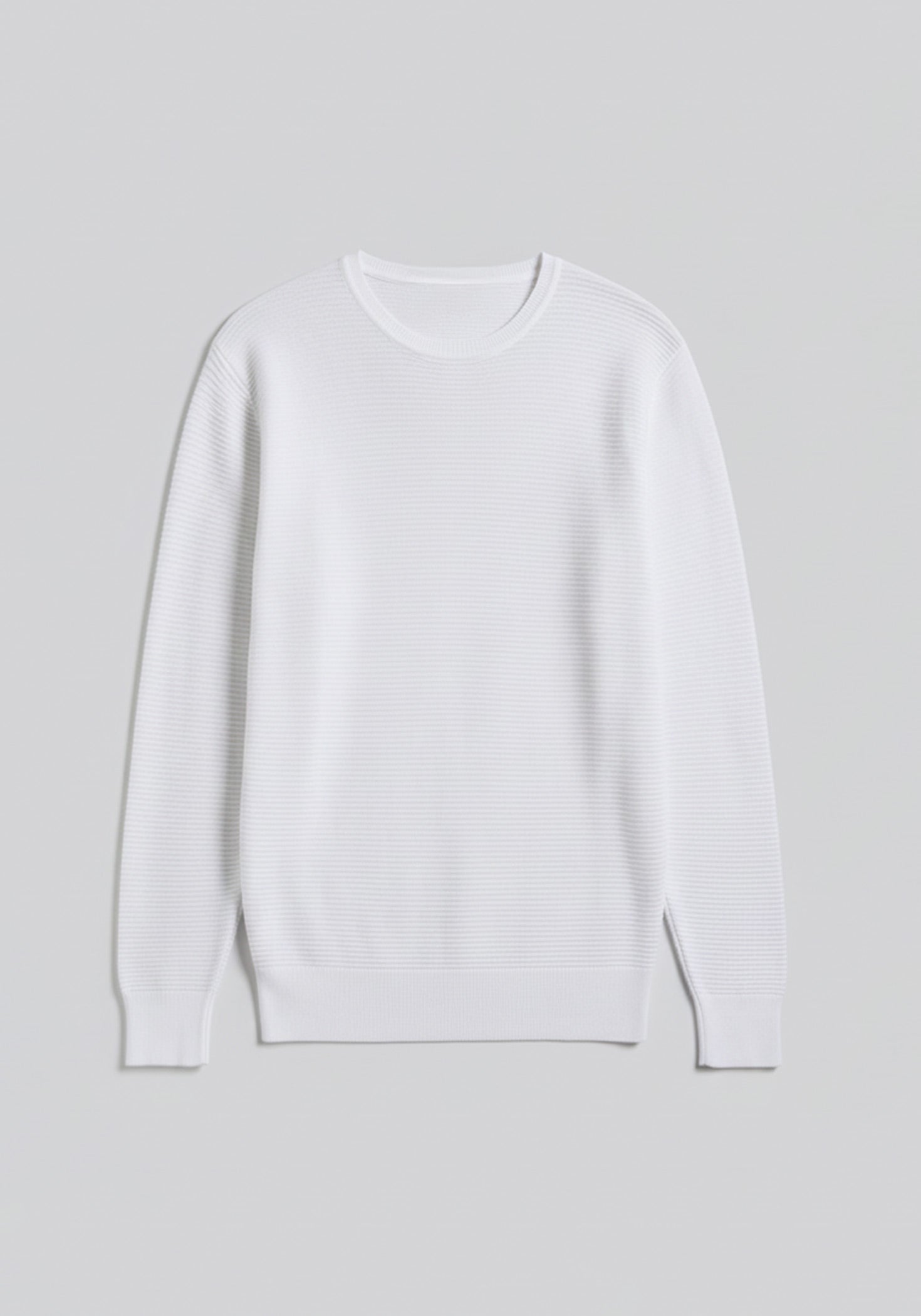 Maglia girocollo in cotone|Colore:Bianco