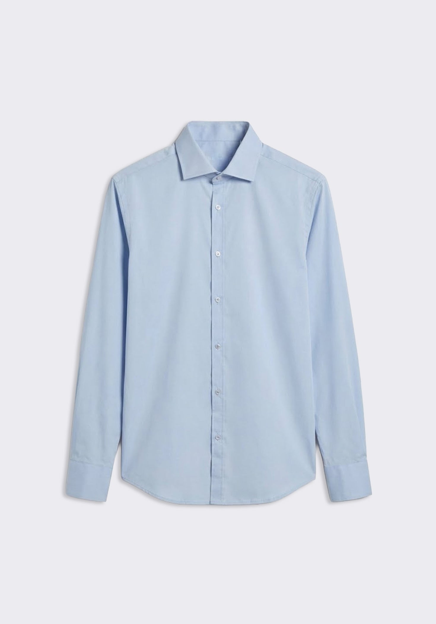 Camicia manica lunga in cotone|Colore:Celeste