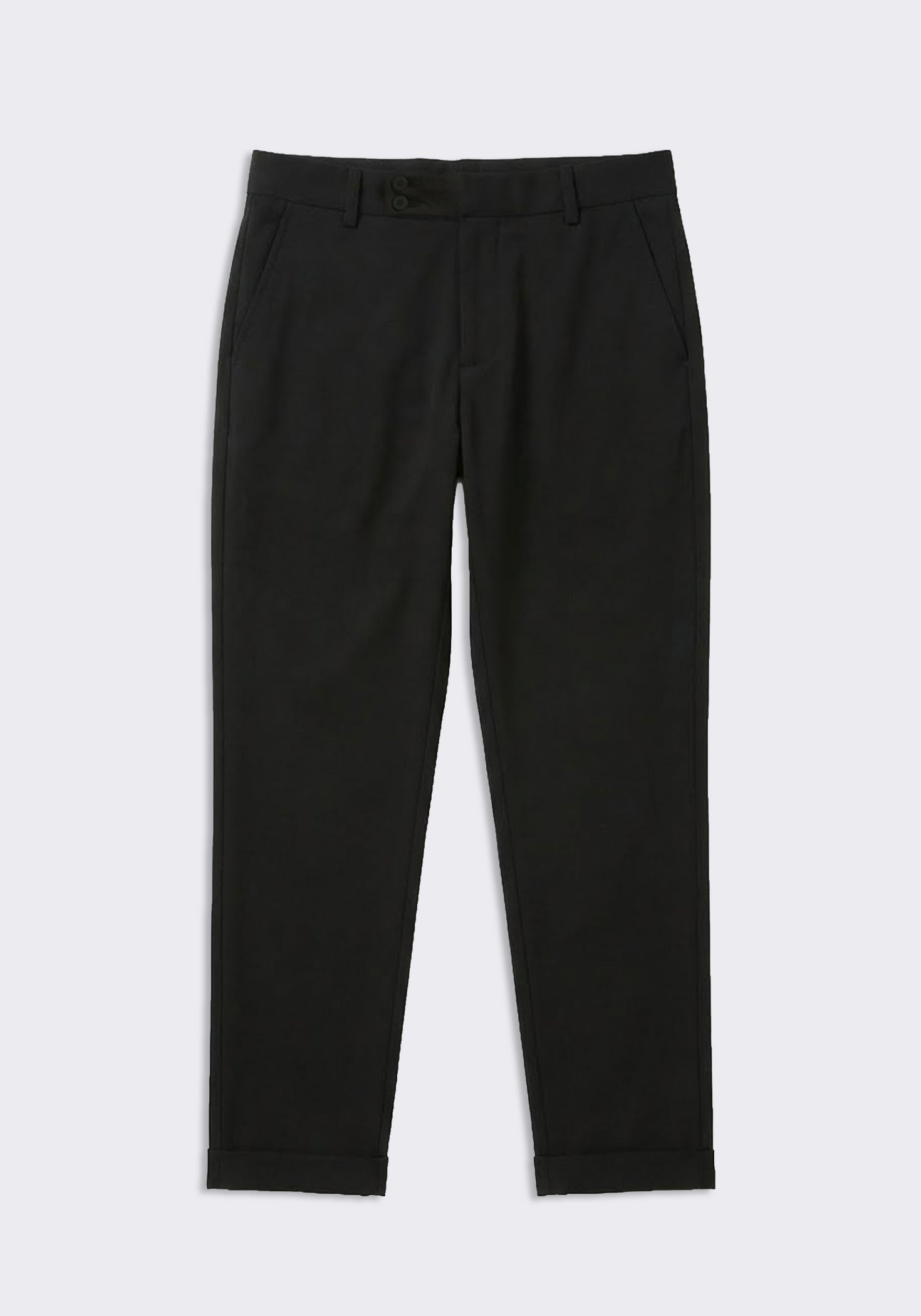 Pantaloni chino in nylon|Colore:Nero