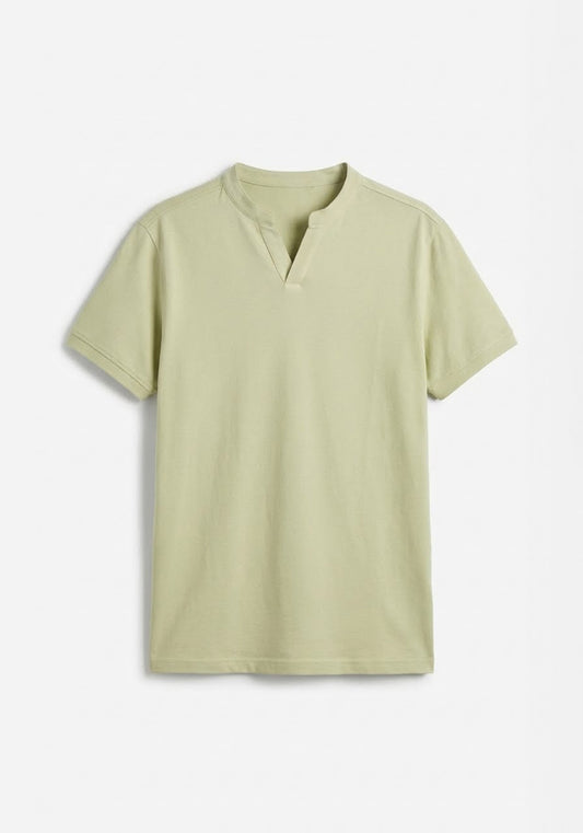 Polo coreana 100% cotone|Colore:Verde acido