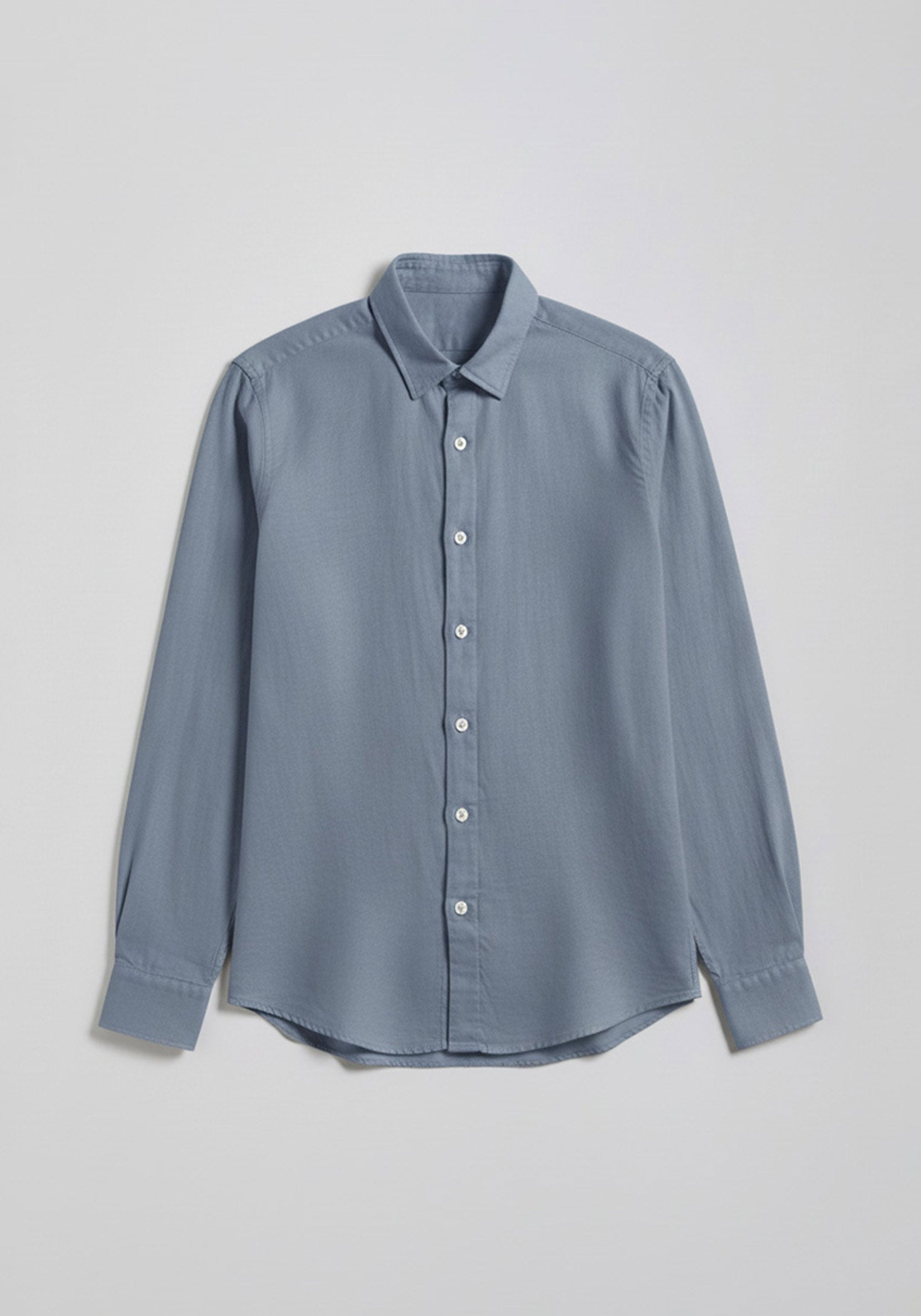 Camicia 100% lino|Colore:Ciano
