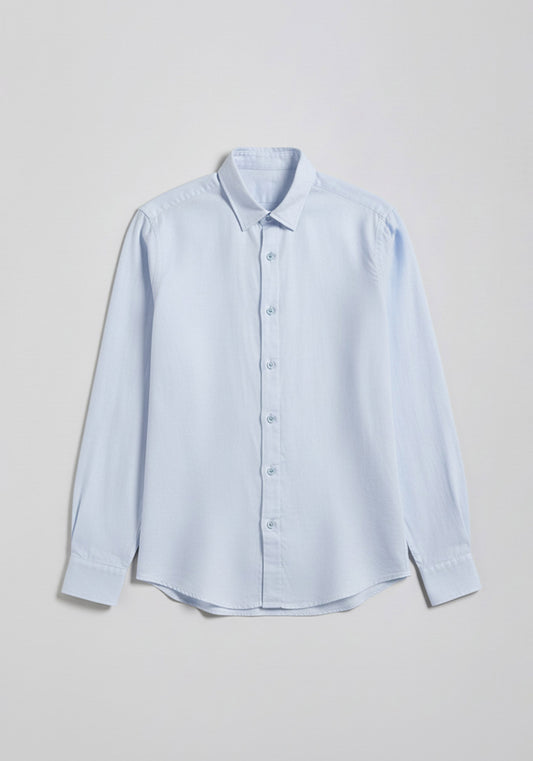 Camicia 100% lino|Colore:Cielo