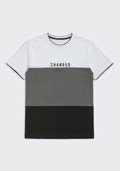 T-shirt colorblock|Colore:Grigio scuro