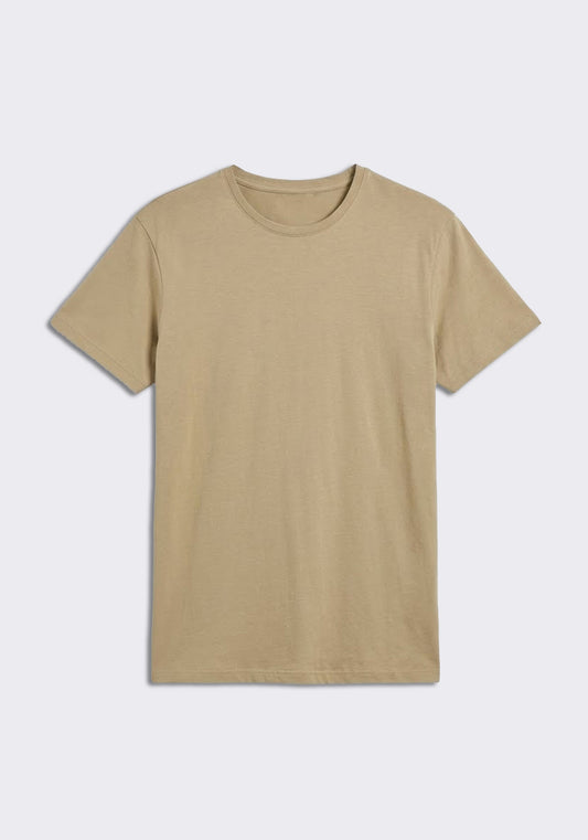 T-shirt basic 100% cotone|Colore:Beige