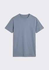 T-shirt basic 100% cotone|Colore:Ciano