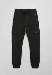 Jogger in felpa con tasconi|Colore:Nero