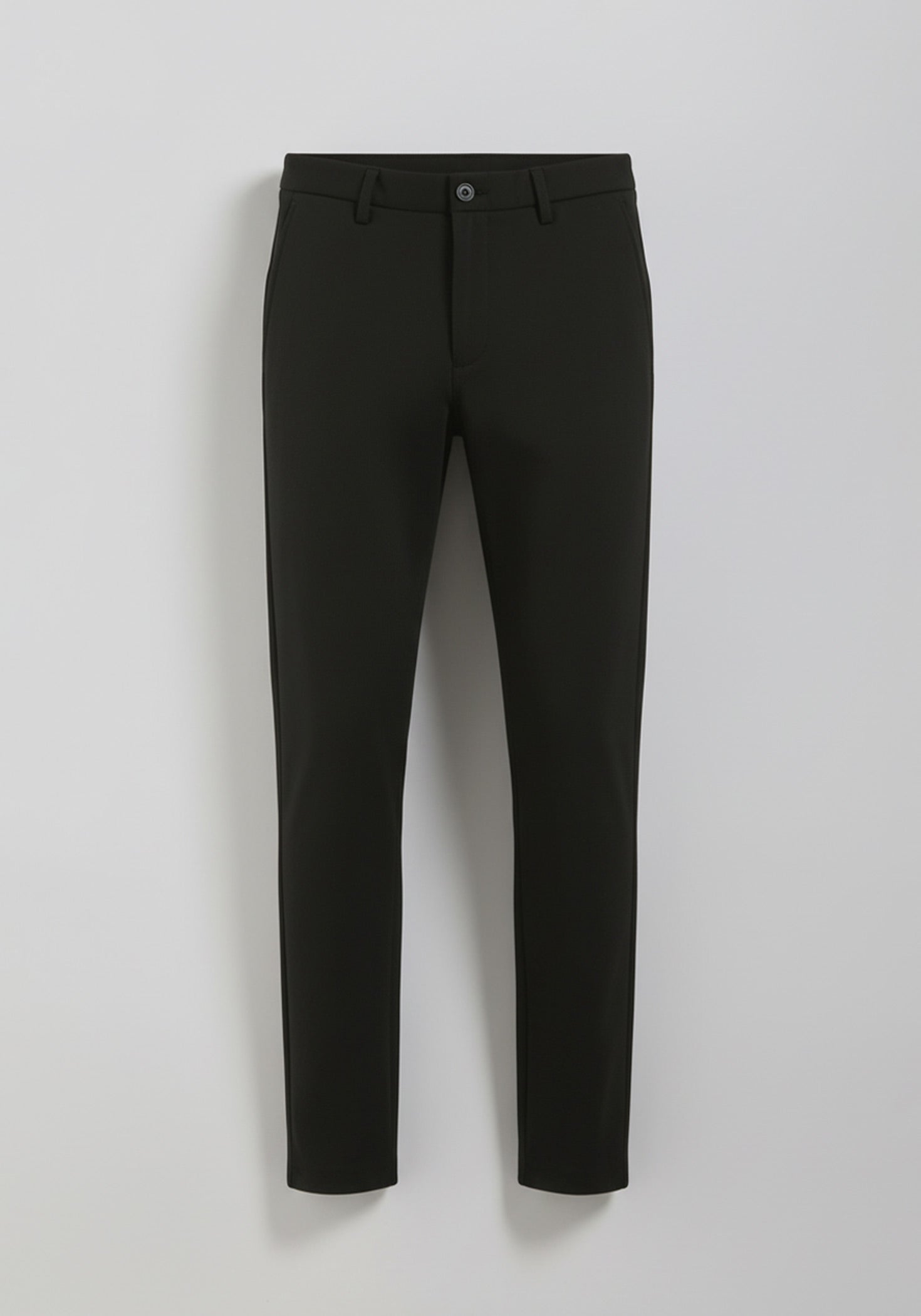Pantaloni chino misto viscosa|Colore:Nero