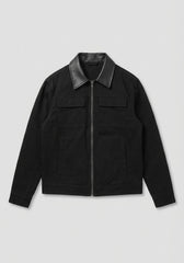 Giacca camicia in cotone|Colore:Nero