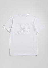 T-shirt con stampa a rilievo |Colore:Bianco