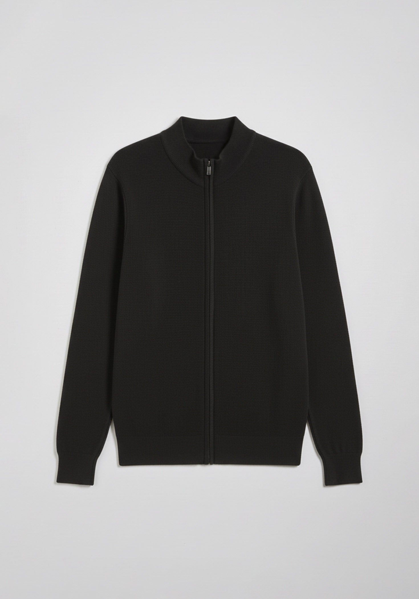 Cardigan con zip|Colore:Nero