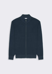 Cardigan con zip|Colore:Avion