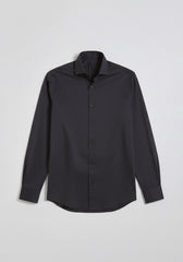 Camicia manica lunga tinta unita|Colore:Blue