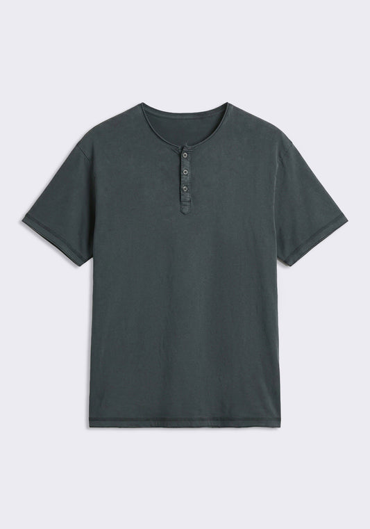 T-shirt collo serafino|Colore:Blue