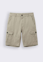 Bermuda cargo 100% cotone|Colore:Sabbia