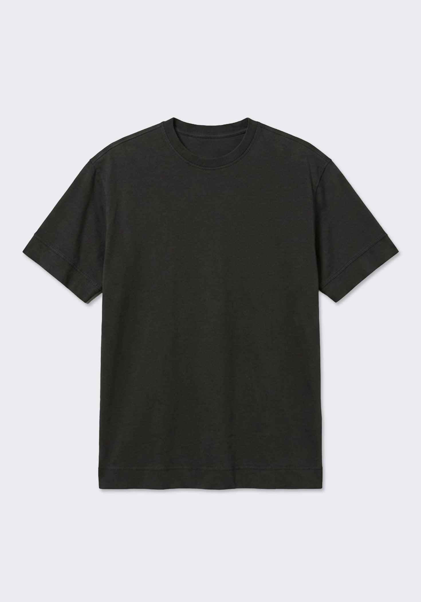 T-shirt strutturata 100% cotone|Colore:Nero