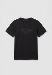 T-shirt 100% cotone con stampa|Colore:Nero