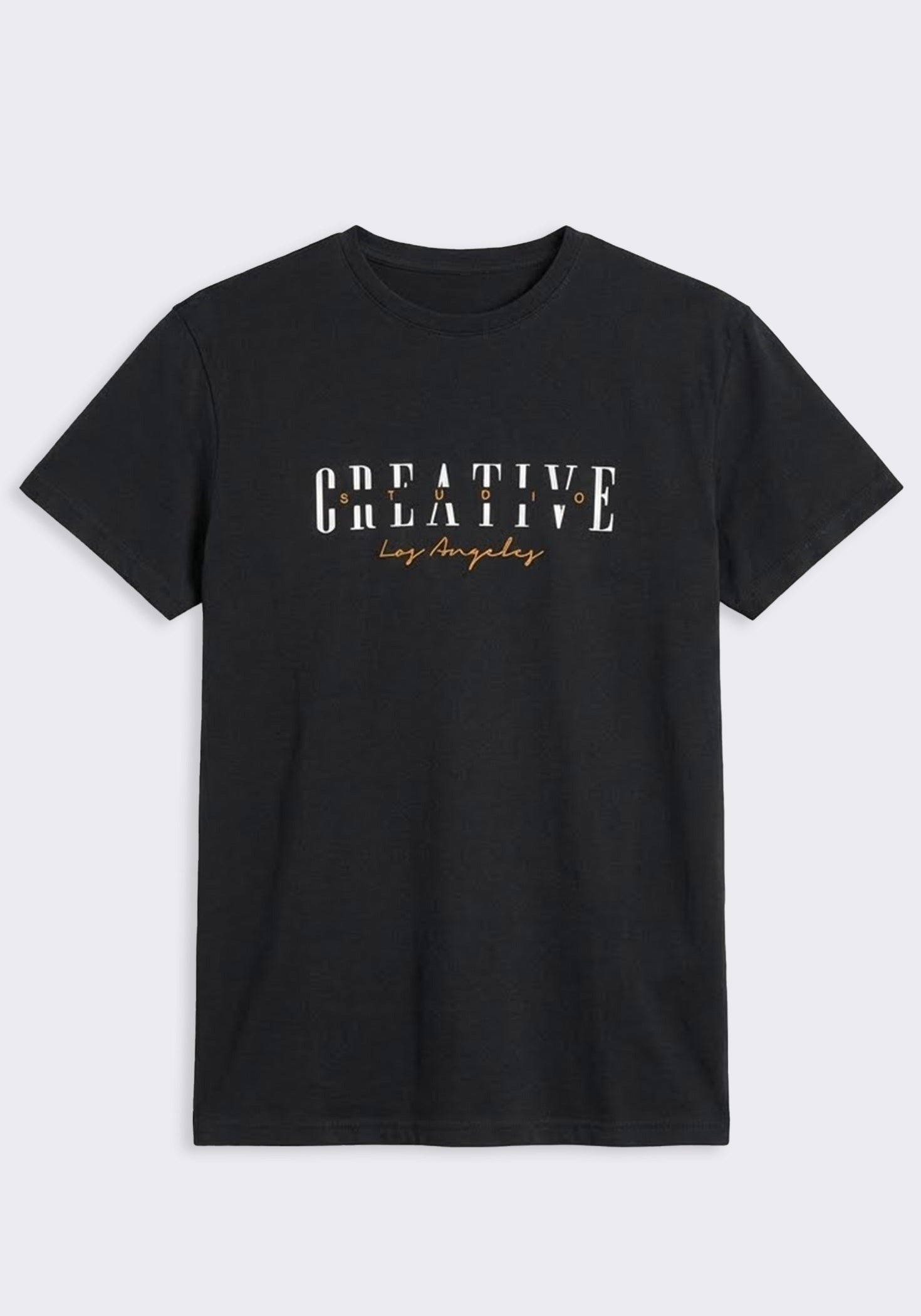 T-shirt 100% cotone con stampa|Colore:Blue